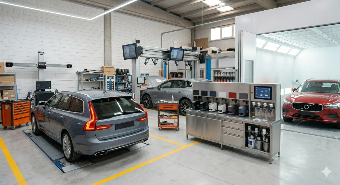 Volvo Fırın Boya Süreci Adım Adım Nasıl İşler?